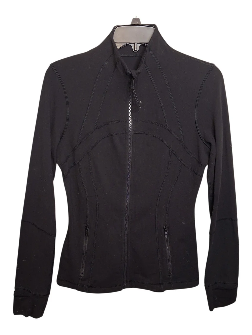 Lululemon Black Define Jacket Luon Fitted Full Zip 8 Gorpcore Minimalist